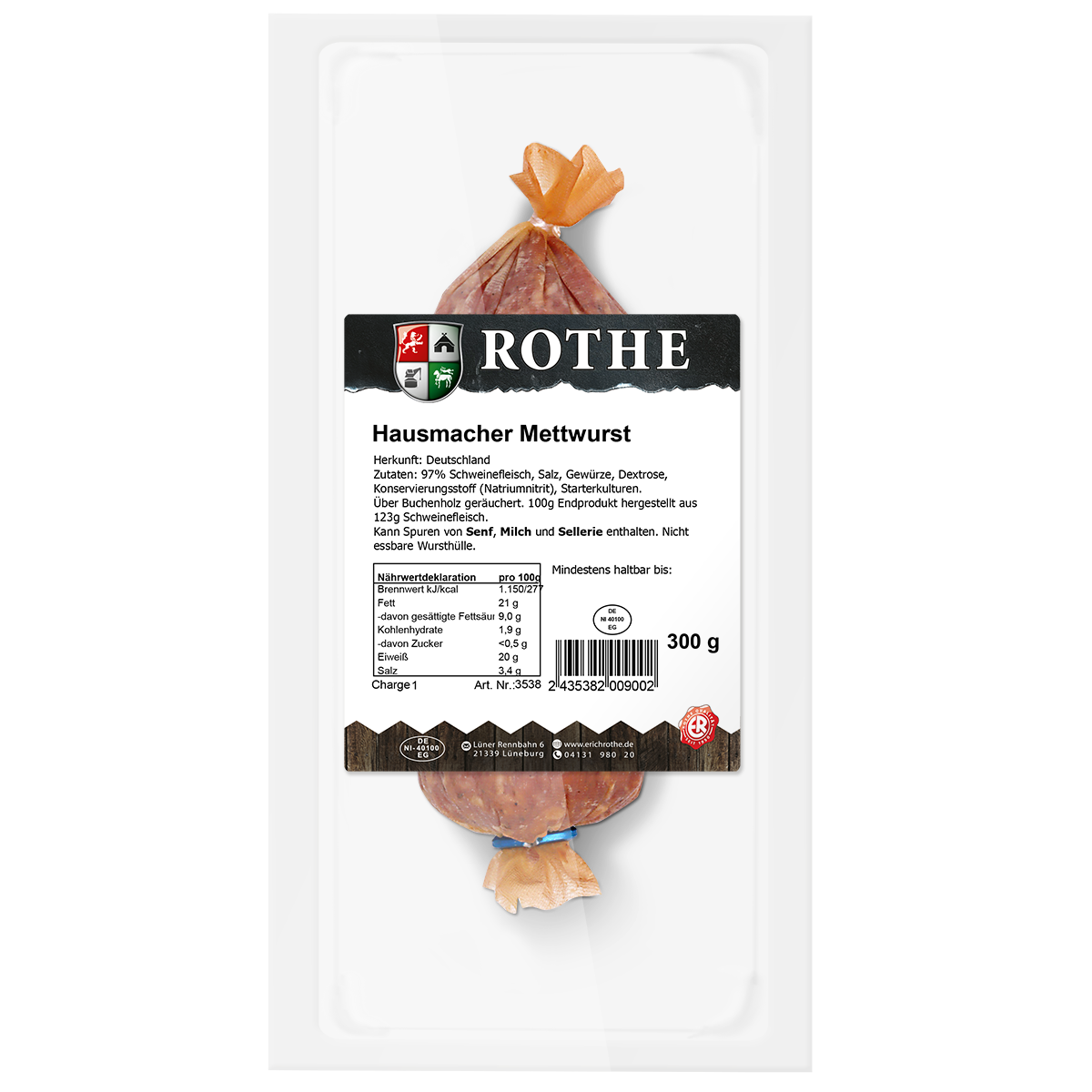 Hausmacher Mettwurst (300g)