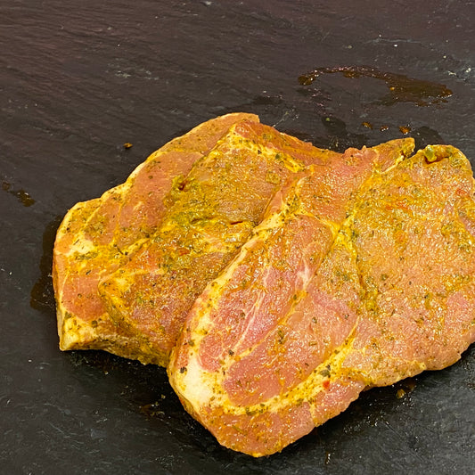 Nackensteak Knoblauch