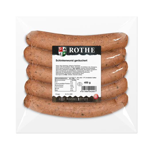 Schinkenbratwurst
