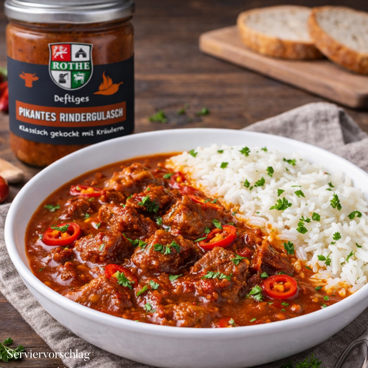 Rindergulasch "pikant"