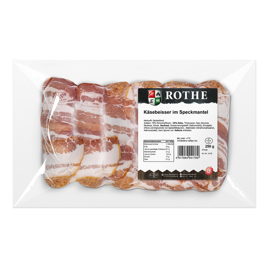 Käse Beisser im Speckmantel