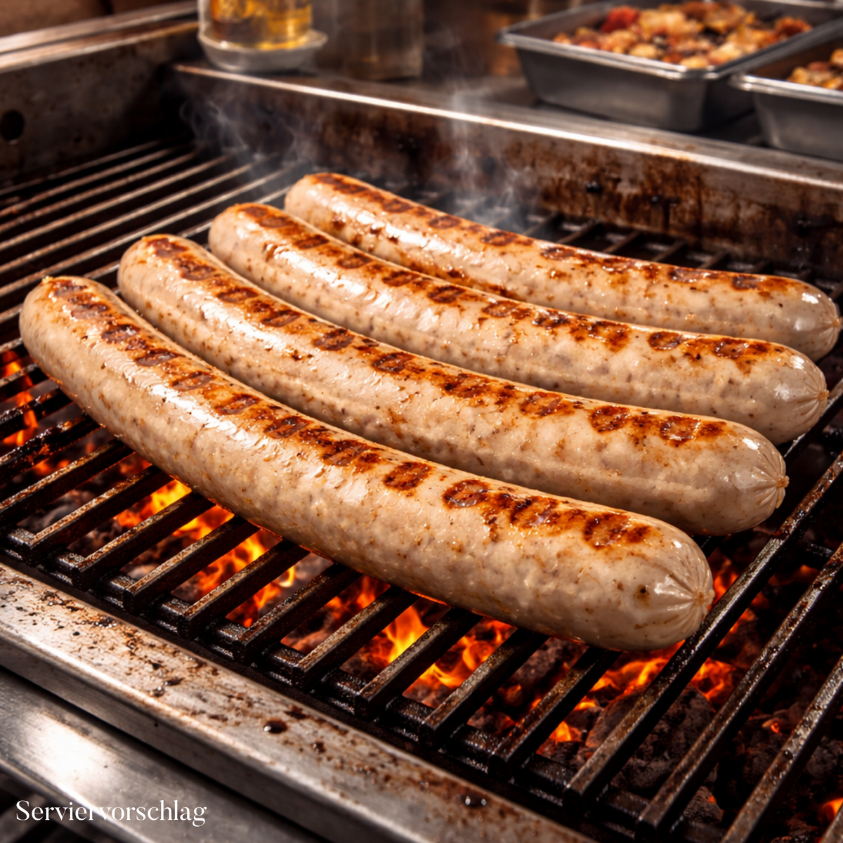 Lüneburger Bratwurst ohne Darm