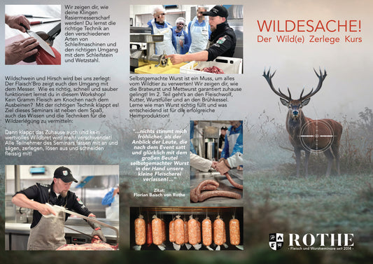 Wilde Sache! Der Wild(e) Zerlegekurs mit Wurstmachen